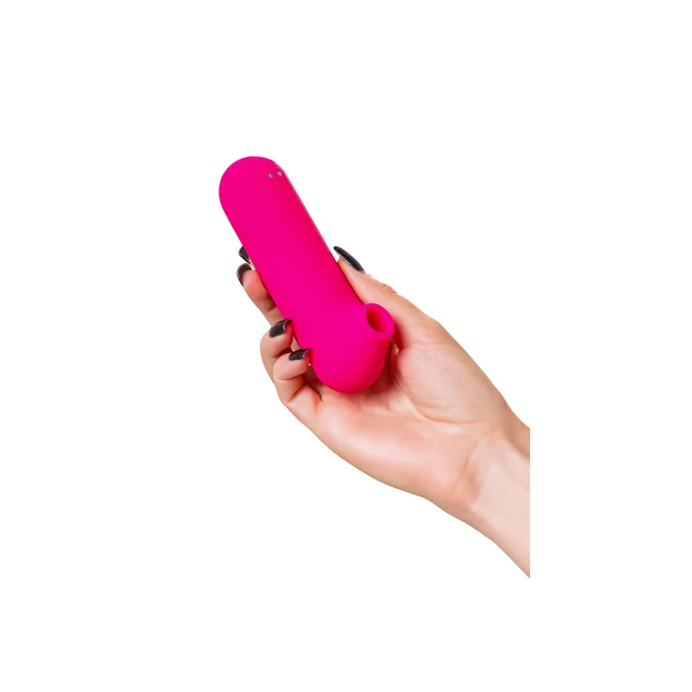 eroTEQ Molette Silikon Pembe Vakumlu Klitoral Uyarıcı 13 cm thumbnail 9