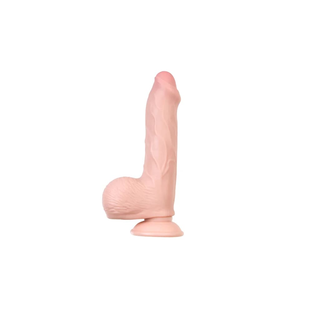 My Babe My Sweety 21,5 cm Gerçekçi TPE Yapay Penis - Ten Rengi thumbnail 4