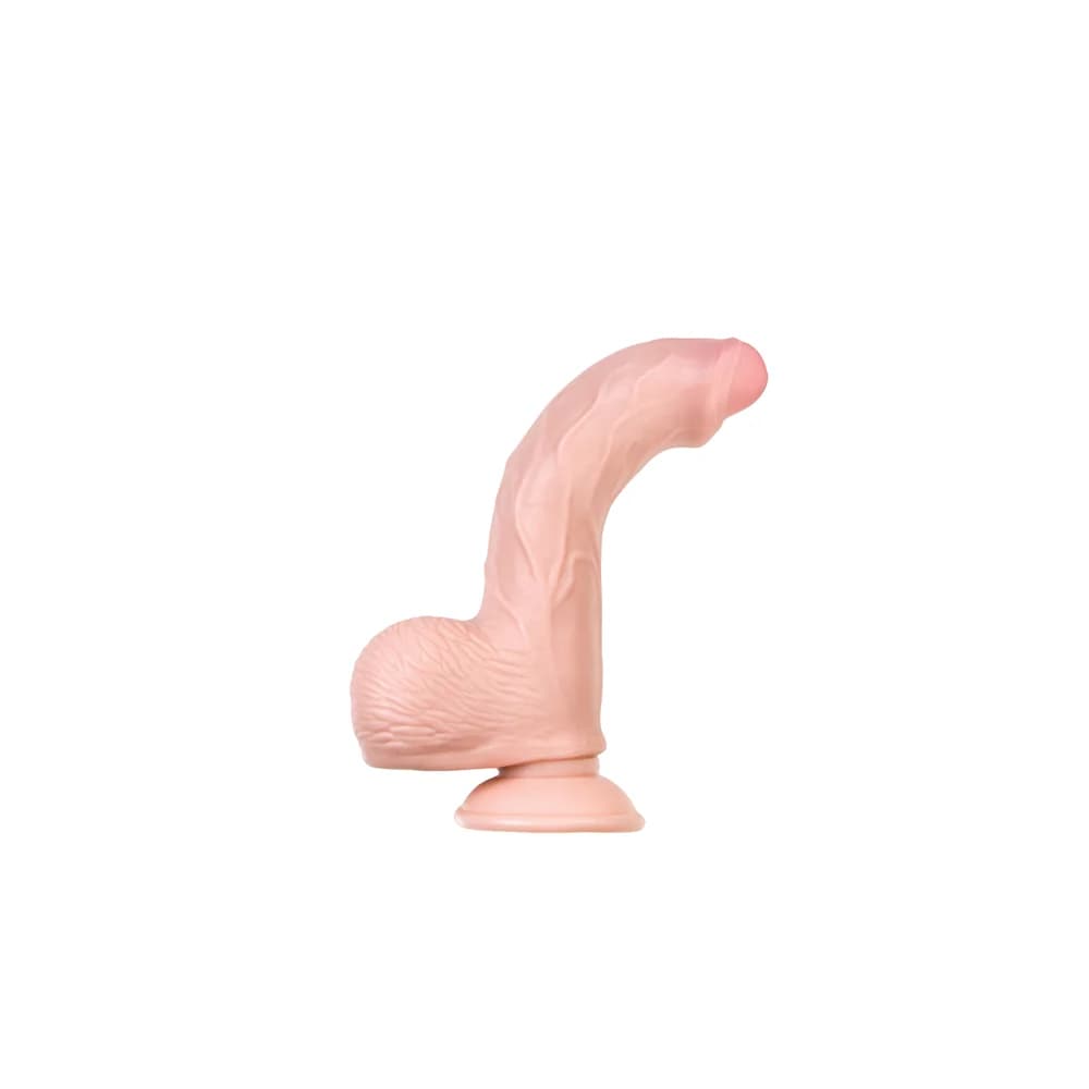 My Babe My Sweety 21,5 cm Gerçekçi TPE Yapay Penis - Ten Rengi thumbnail 5