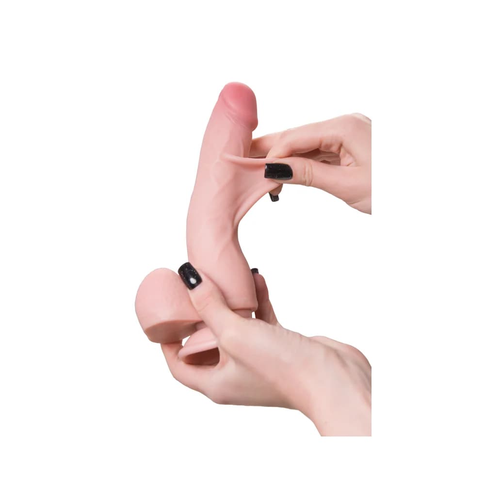 My Babe My Pretty 20 cm Gerçekçi TPE Dildo - Ten Rengi thumbnail 12