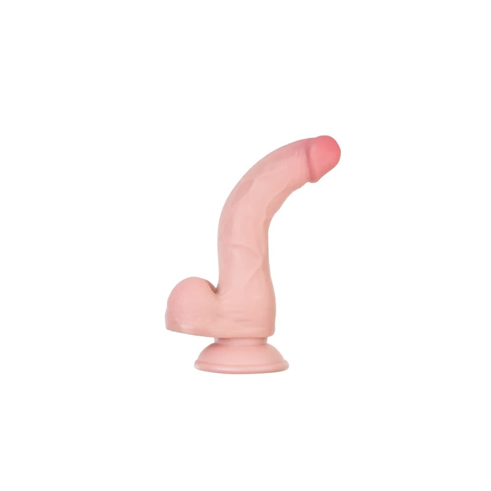 My Babe My Pretty 20 cm Gerçekçi TPE Dildo - Ten Rengi thumbnail 5