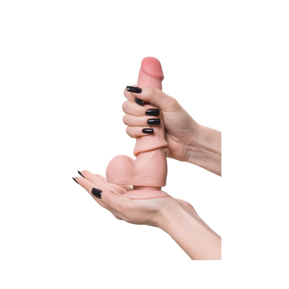 My Babe My Pretty 20 cm Gerçekçi TPE Dildo - Ten Rengi thumbnail 10