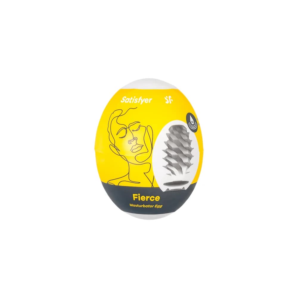 Satisfyer Egg Single Fierce Mastürbatör - Esnek ve Ergonomik Tasarım thumbnail 2