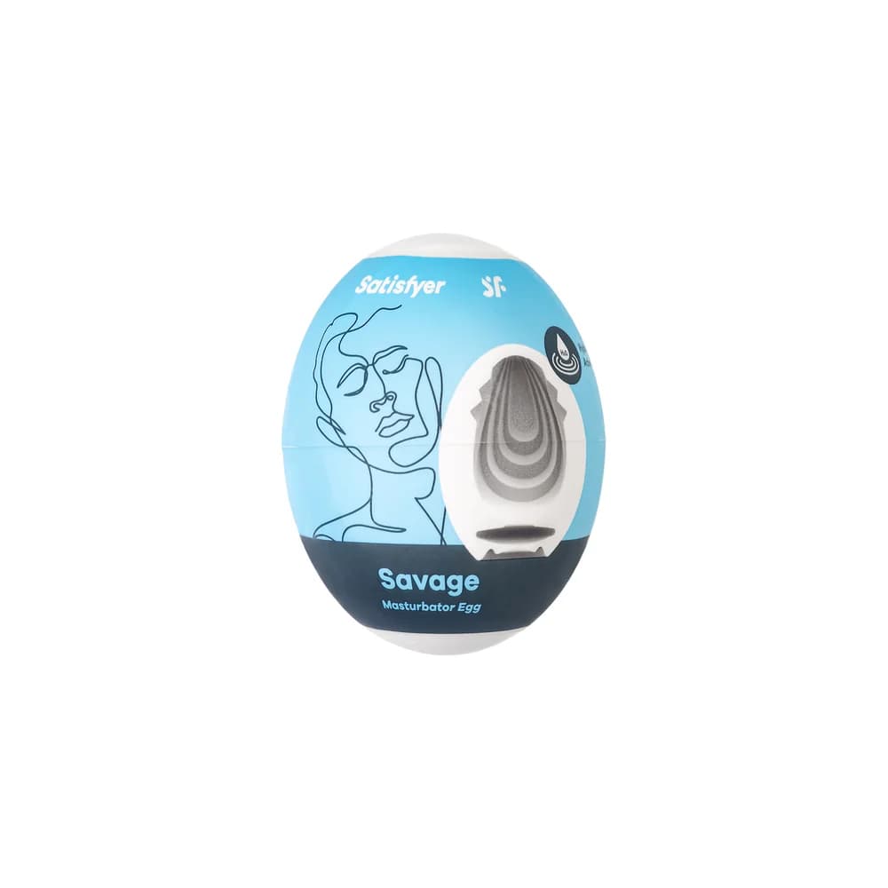 Satisfyer Egg Single Savage Erkek Mastürbatör thumbnail 2