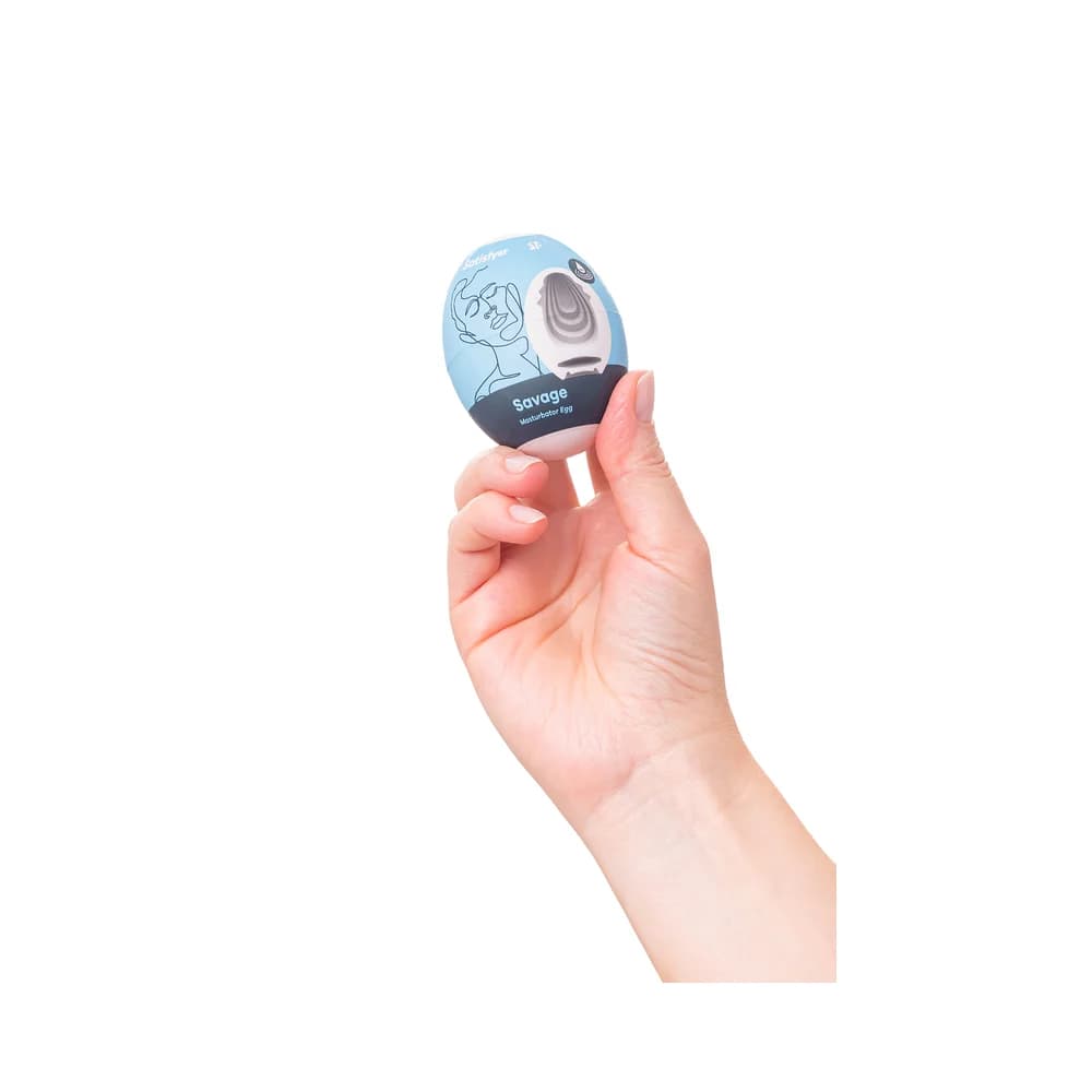Satisfyer Egg Single Savage Erkek Mastürbatör thumbnail 4