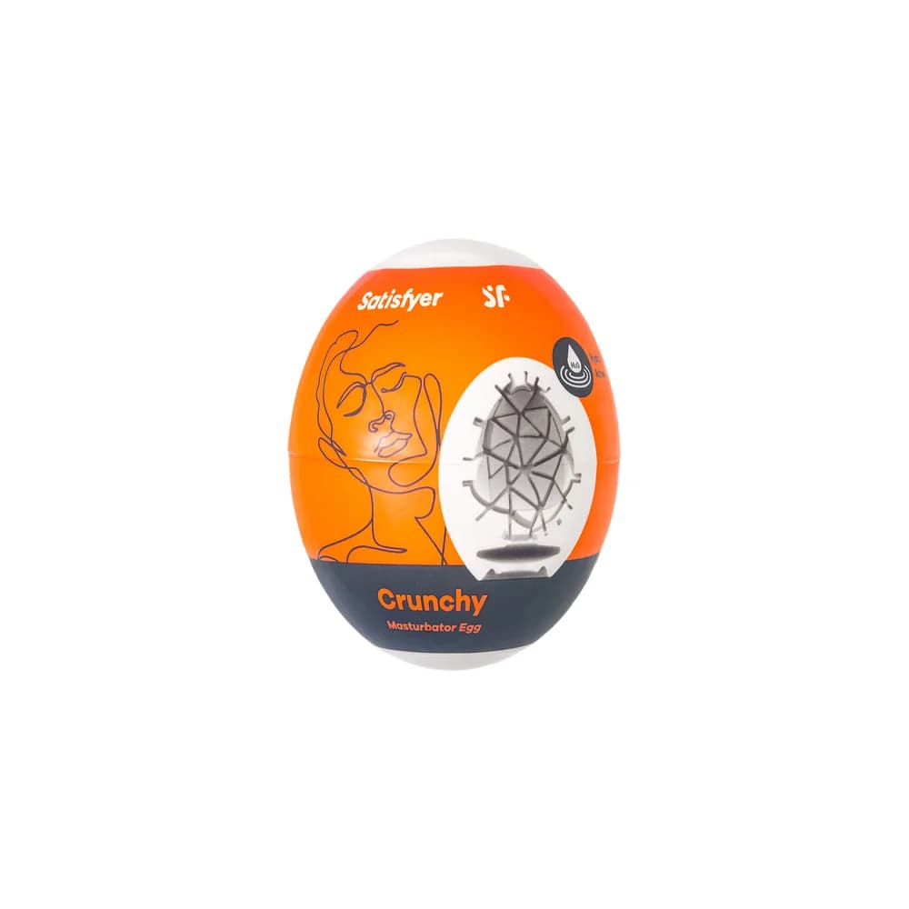 Satisfyer Egg Single Crunchy Tekli Mastürbatör - Özel Dokulu thumbnail 2