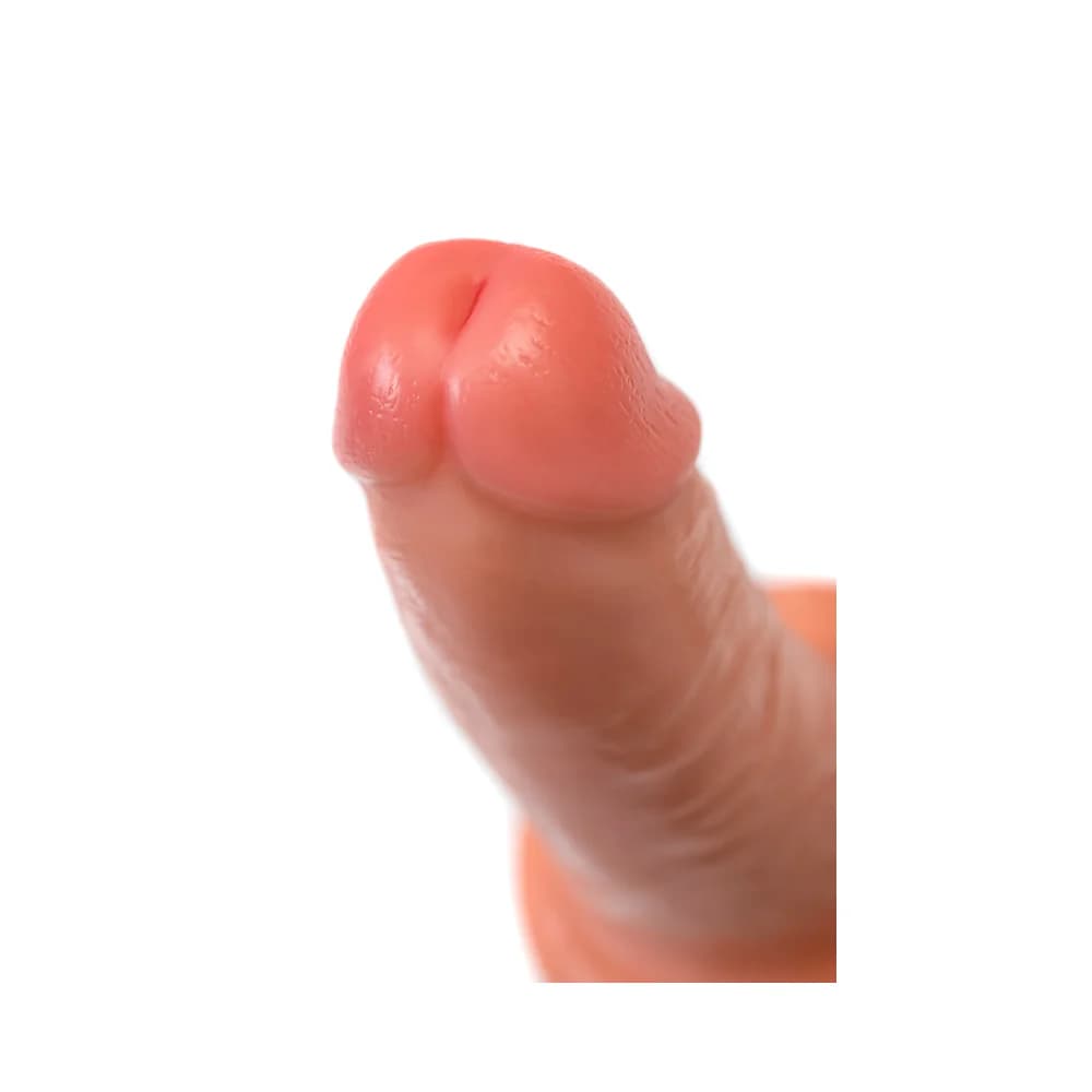 RealStick Caliber Gerçekçi Dildo - 14 cm, Çap 3 cm, Ten Rengi thumbnail 13