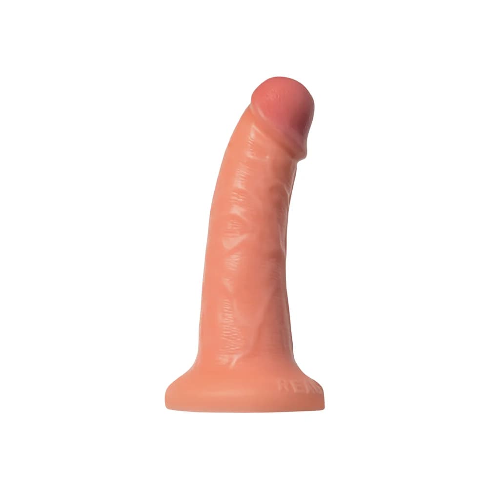 RealStick Caliber Gerçekçi Dildo - 14 cm, Çap 3 cm, Ten Rengi thumbnail 4