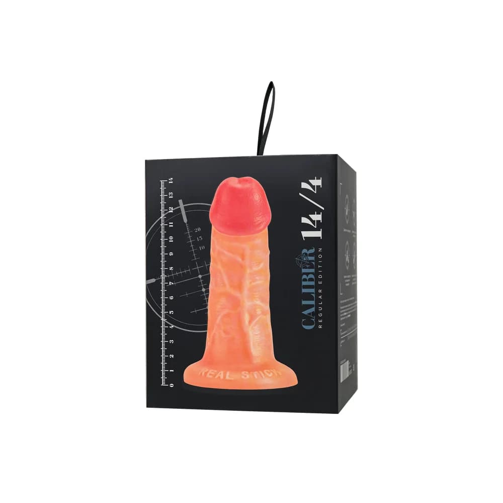RealStick Caliber 14 cm Ø4 cm Gerçekçi Cilt Dostu Vantuzlu Dildo thumbnail 11