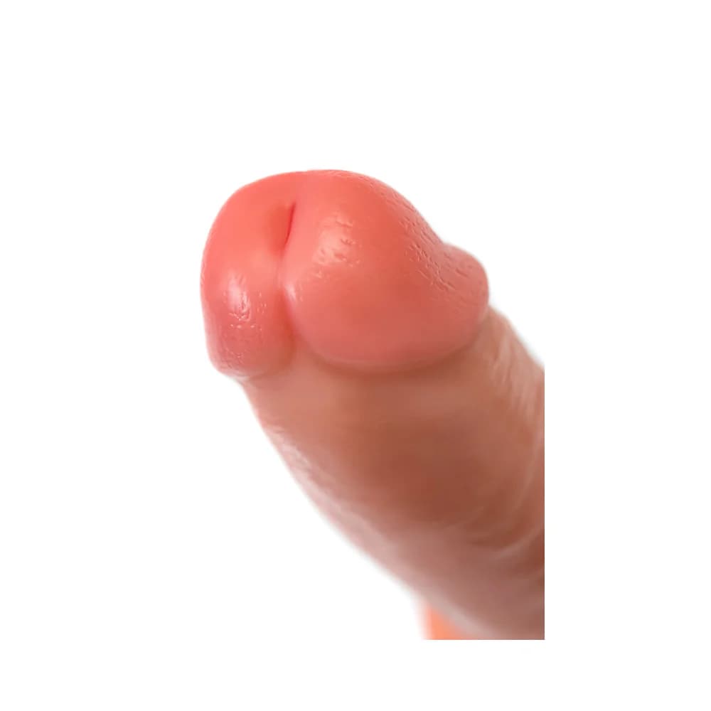 RealStick Caliber Gerçekçi Dildo - 14 cm, Çap 5 cm, Ten Rengi thumbnail 13