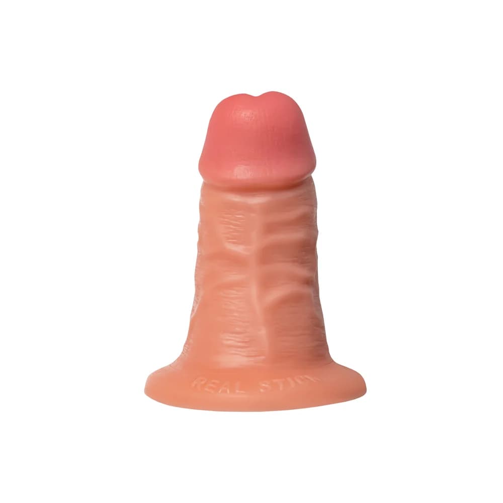 RealStick Caliber Gerçekçi Dildo - 14 cm, Çap 6 cm Cilt Tonu thumbnail 2