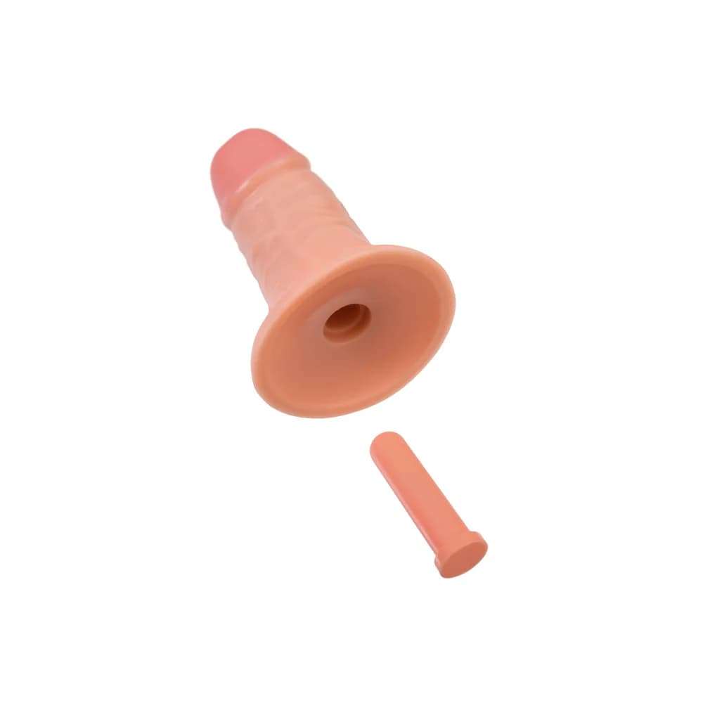 RealStick Caliber Gerçekçi Dildo - 14 cm, Çap 6 cm Cilt Tonu thumbnail 6