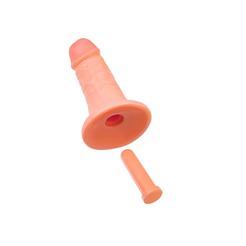 RealStick Caliber Gerçekçi Yapay Penis Dildo 16 cm Çap 5 cm Ten Rengi thumbnail 6