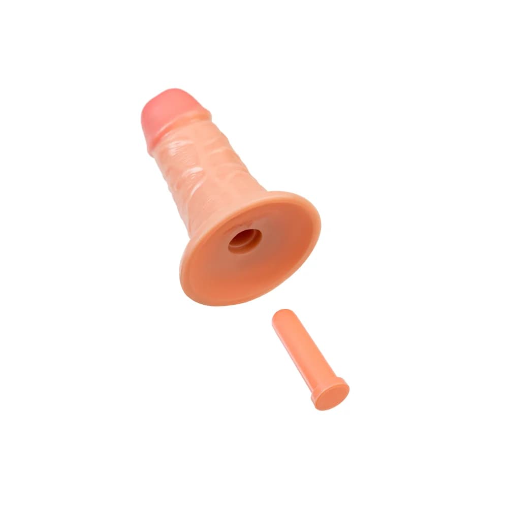 RealStick Caliber Gerçekçi Vakumlu Dildo 16 cm Siyah thumbnail 6