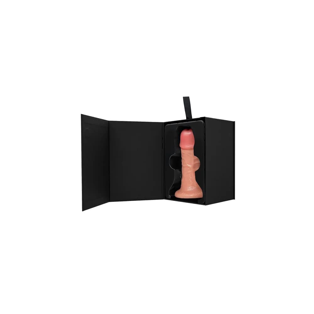 RealStick Caliber Gerçekçi Vakumlu Dildo 16 cm Siyah thumbnail 9