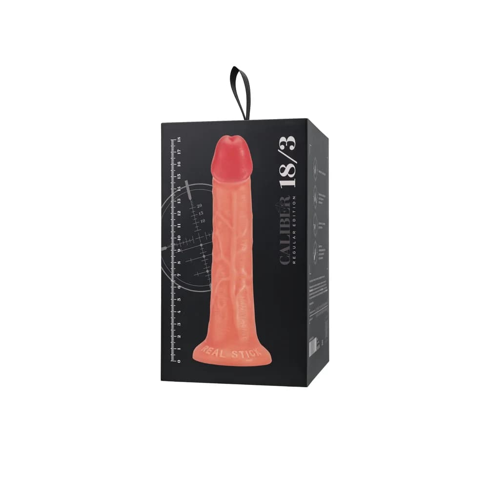 RealStick Caliber 18 cm Çap 3 cm Gerçekçi Yapay Penis Dildo thumbnail 11