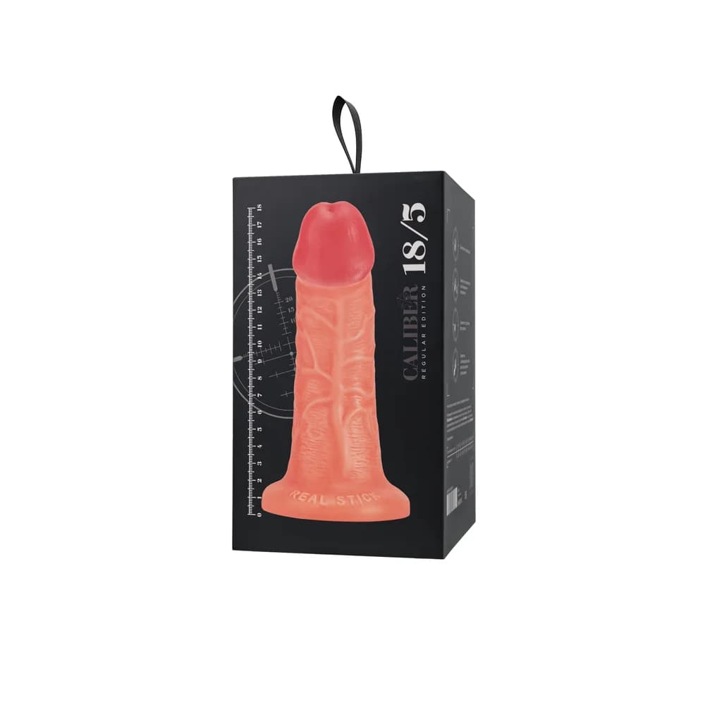 RealStick Caliber 18 cm Çap 5 cm Gerçekçi Yapay Penis Ten Rengi thumbnail 10