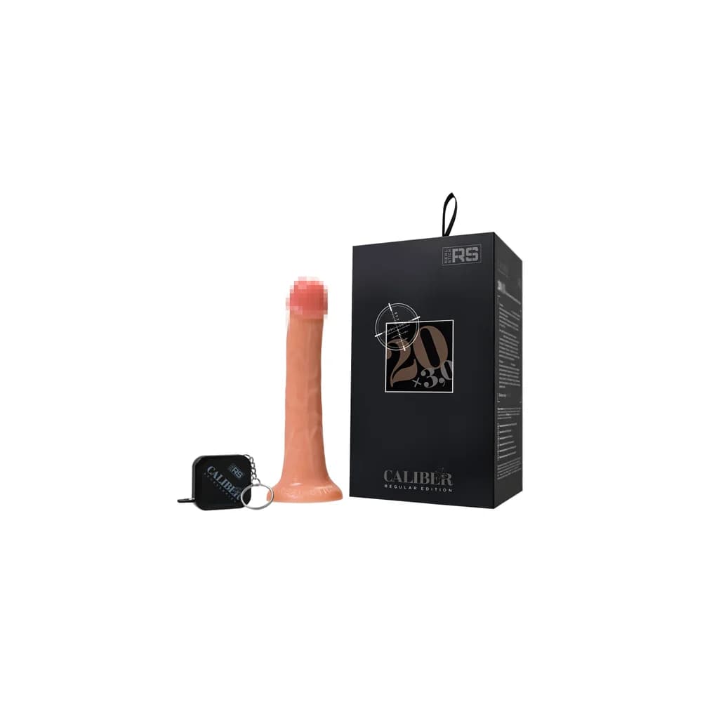 RealStick Caliber 20 cm Gerçekçi Dokulu Dildo - Ten Rengi