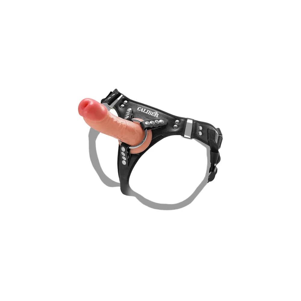 RealStick Caliber 20 cm Gerçekçi Dokulu Dildo - Ten Rengi thumbnail 8