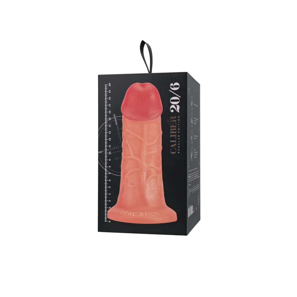 RealStick Caliber Gerçekçi Dokulu Dildo 20 cm - Ten Rengi thumbnail 10