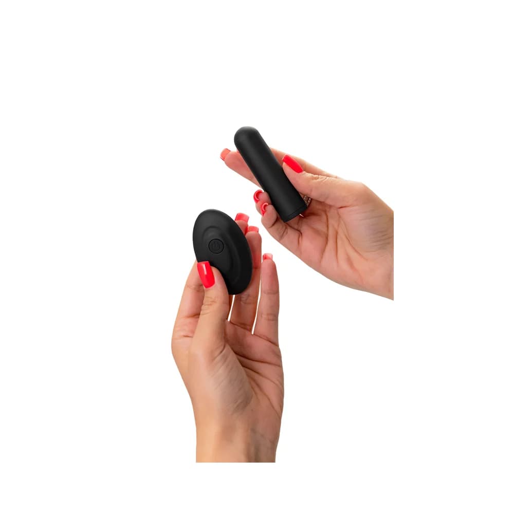 RealStick Caliber Siyah Uzaktan Kumandalı Mini Vibro Mermi Vibratör thumbnail 9