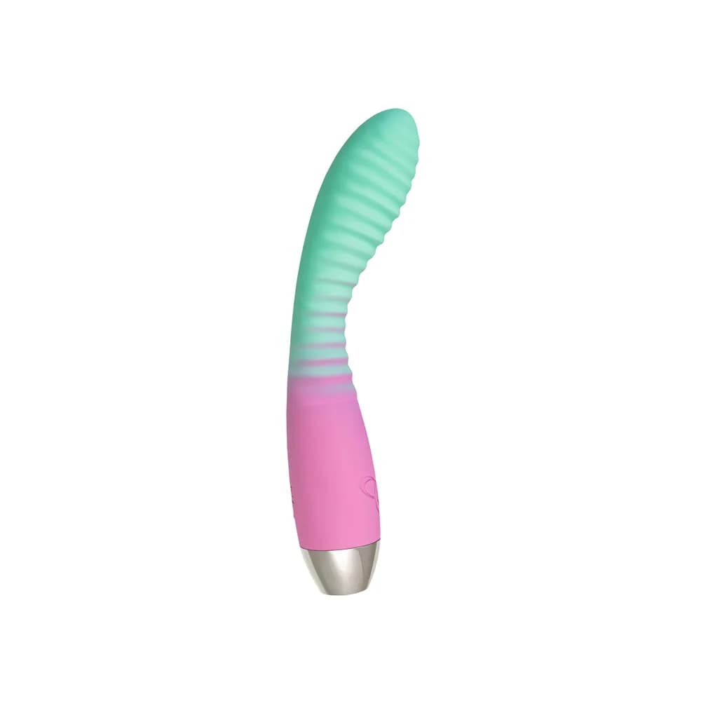 Flovetta Azalia Kavisli Başlıklı Silikon Vibratör Nane Pembesi 20.5 cm thumbnail 4