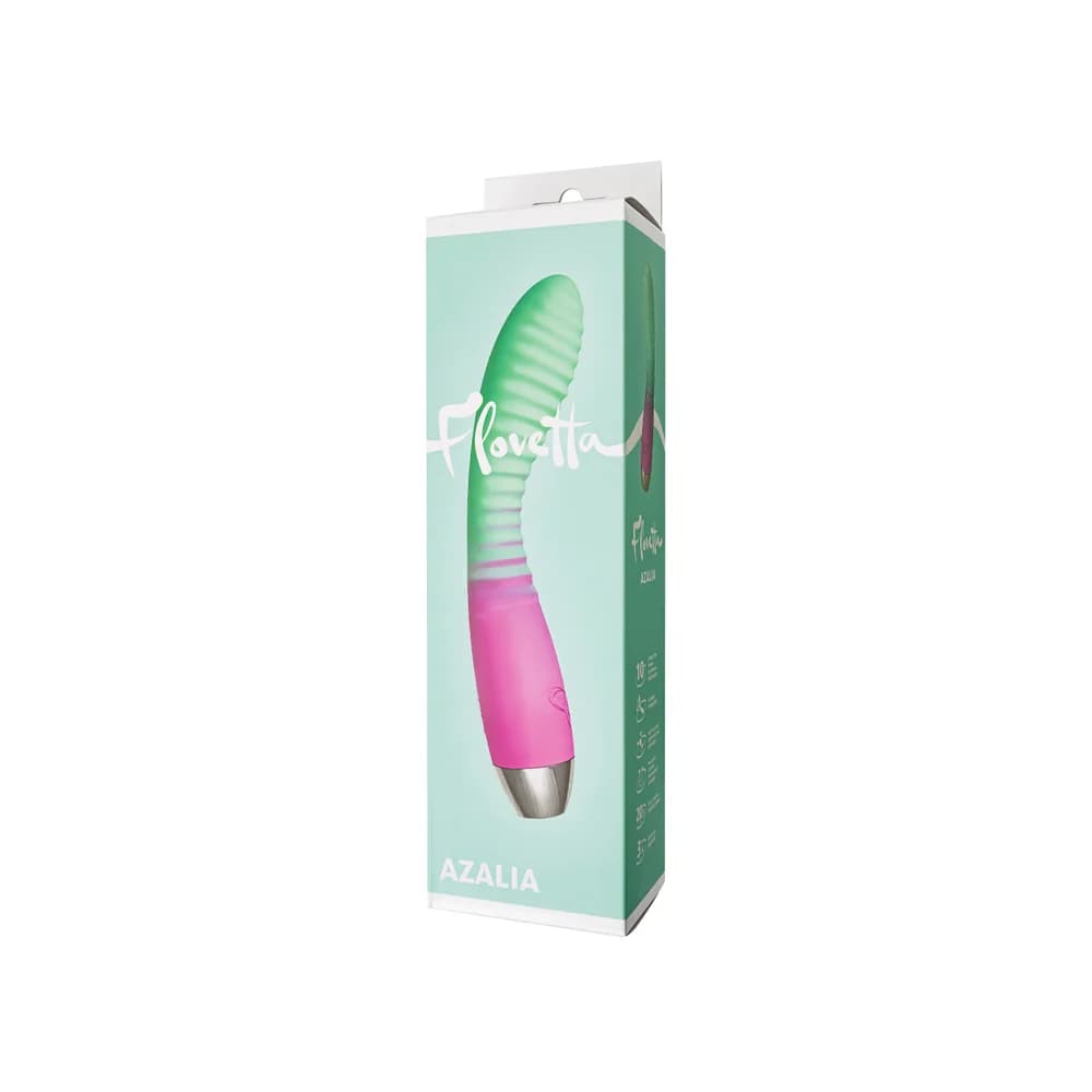 Flovetta Azalia Kavisli Başlıklı Silikon Vibratör Nane Pembesi 20.5 cm thumbnail 10