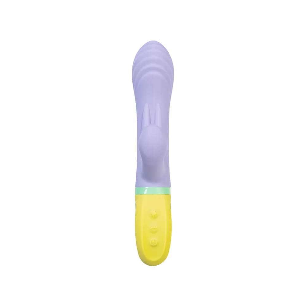 Flovetta Wisteria Klitoral Uyarıcılı G Noktası Vibratörü Mor 18.5 cm thumbnail 2