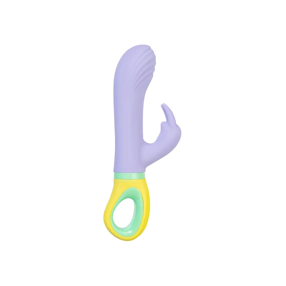 Flovetta Wisteria Klitoral Uyarıcılı G Noktası Vibratörü Mor 18.5 cm thumbnail 4