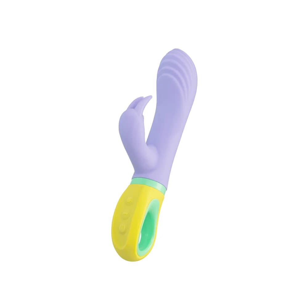 Flovetta Wisteria Klitoral Uyarıcılı G Noktası Vibratörü Mor 18.5 cm thumbnail 5
