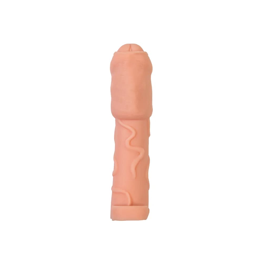 XLover by TOYFA Ten Rengi 16 cm Boy Uzatıcı Etkili TPE Penis Kılıfı thumbnail 2