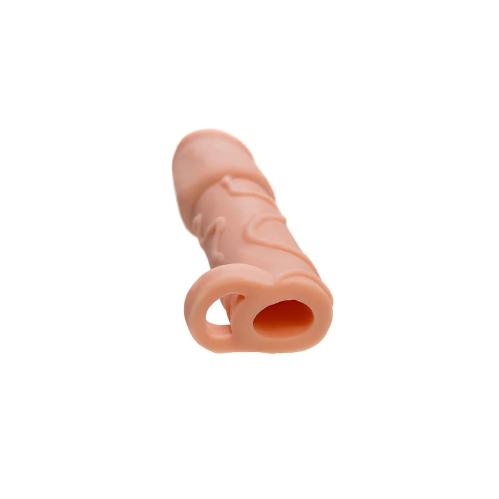 XLover by TOYFA Ten Rengi 16 cm Boy Uzatıcı Etkili TPE Penis Kılıfı thumbnail 5