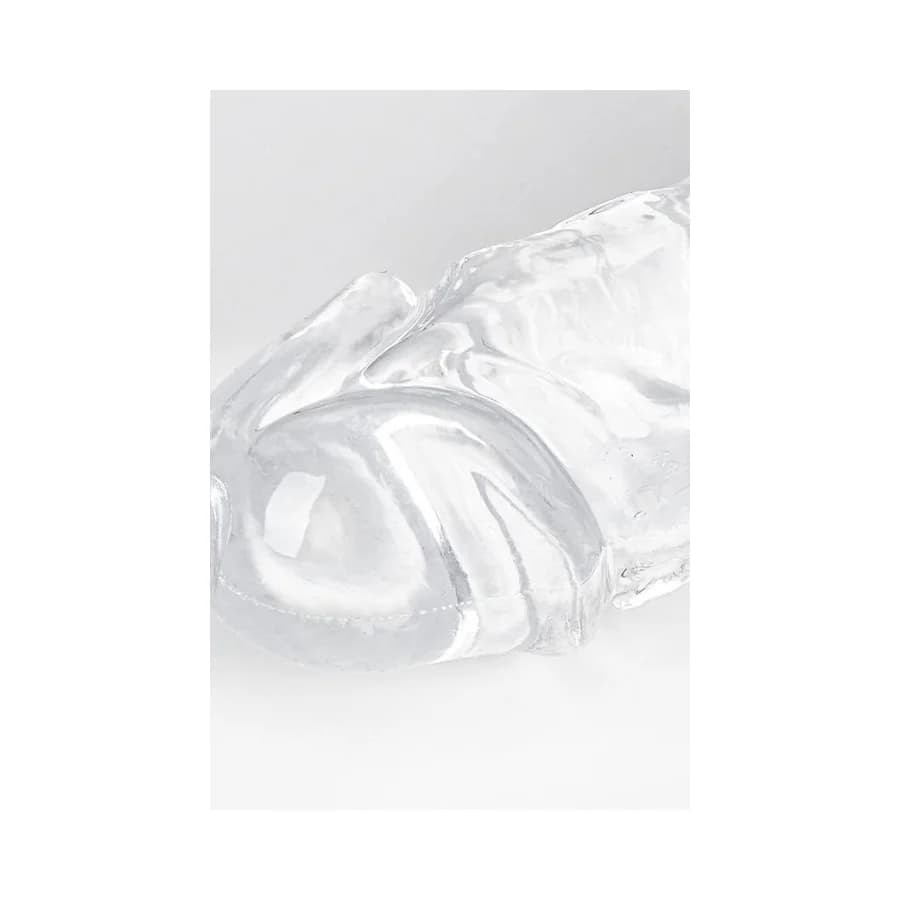 Çift Taraflı Şeffaf Realistik Esnek Jelly Dildo 44,5 cm thumbnail 4