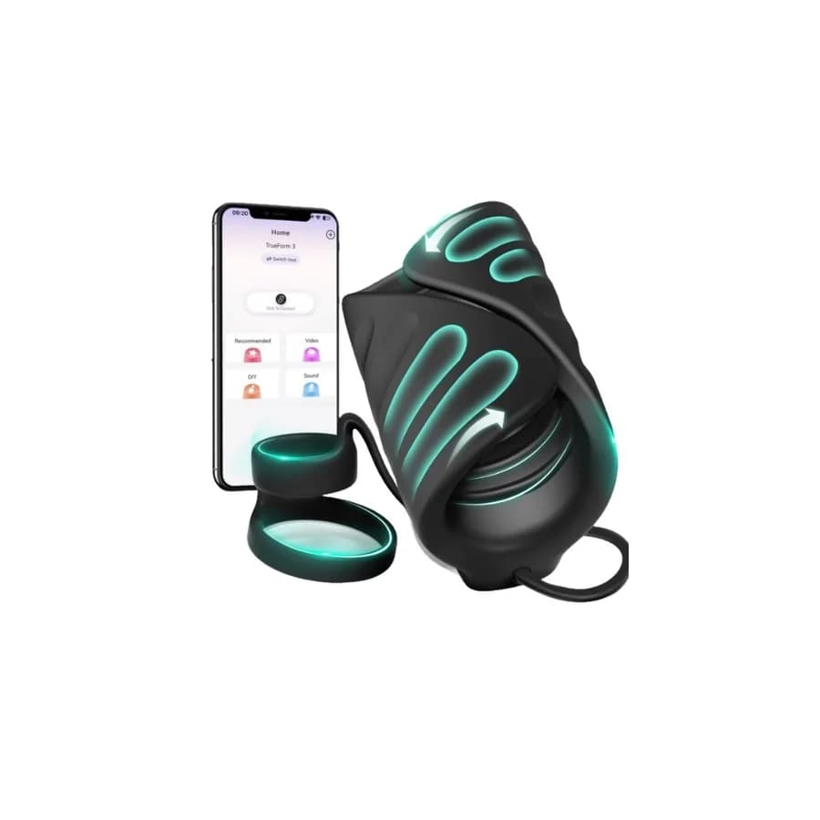 Bluetooth Destekli APP Kontrollü Otomatik Erkek Mastürbatörü - Şarjlı ve Ergonomik thumbnail 2