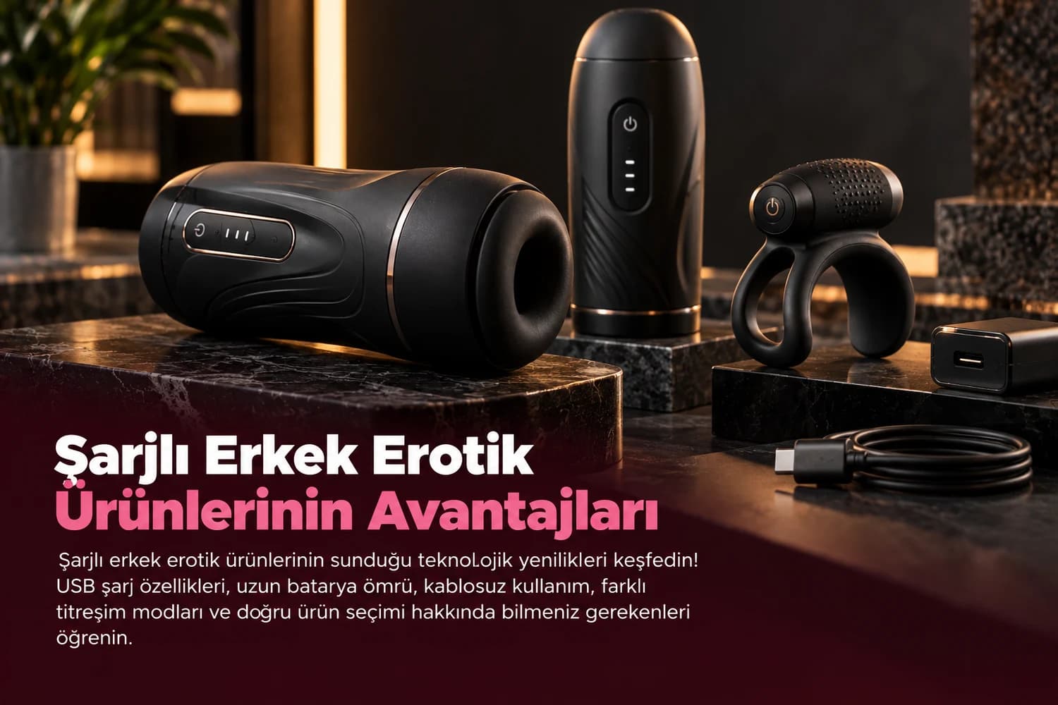 Advantages of Rechargeable Male Adult Toys