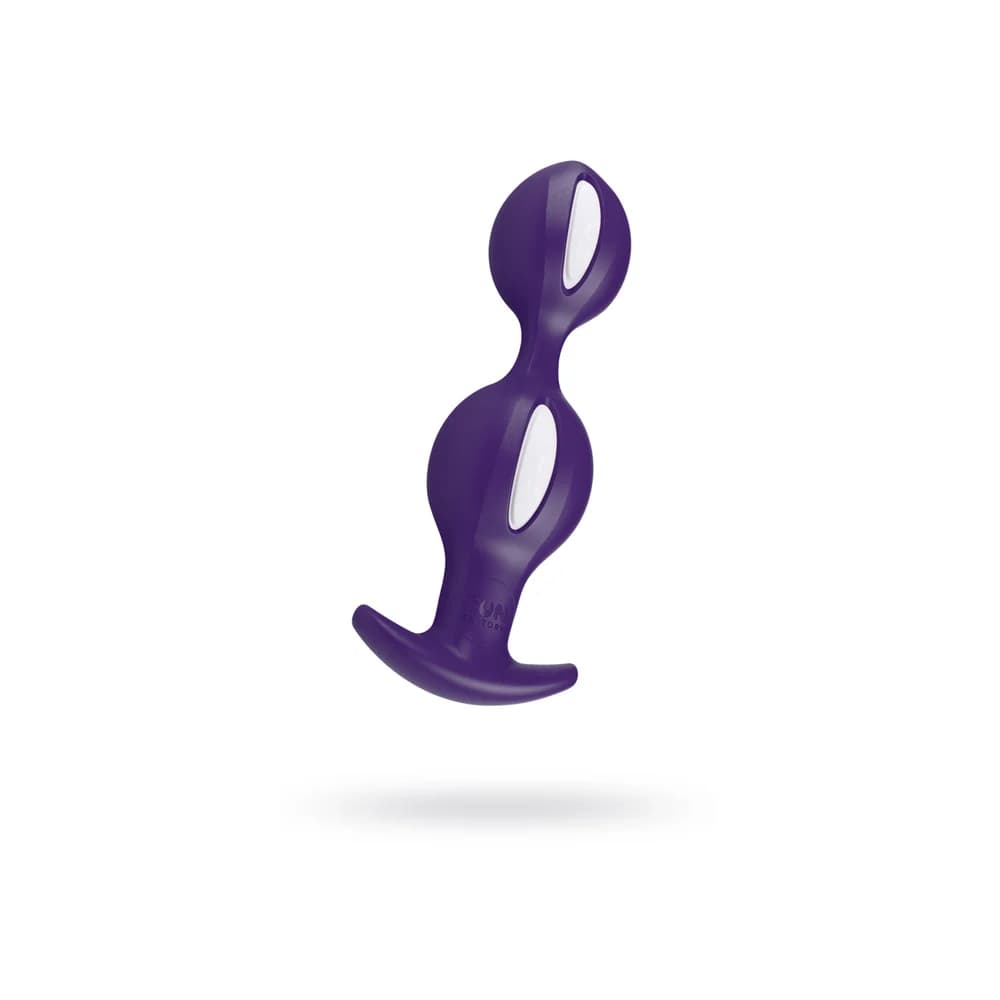 Fun Factory B Balls Mor Silikon 13 cm Hareket Duyarlı Anal Plug