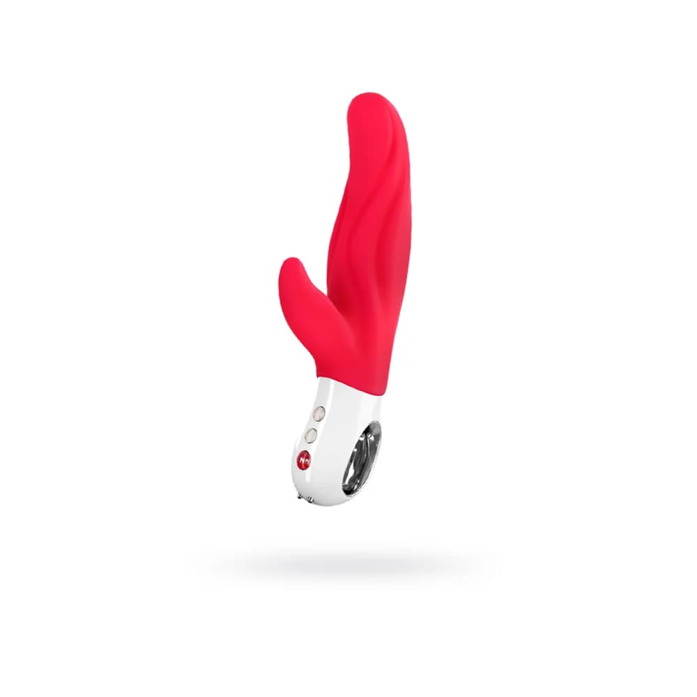 Fun Factory Lady Bi Çift Etkili Silikon Vibratör Kırmızı 22 cm