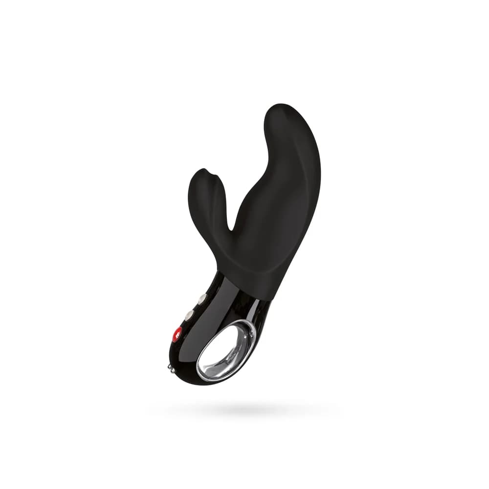 Fun Factory Miss Bi Çift Etkili Klitoral Uyarıcılı Silikon Vibratör Siyah 17 cm