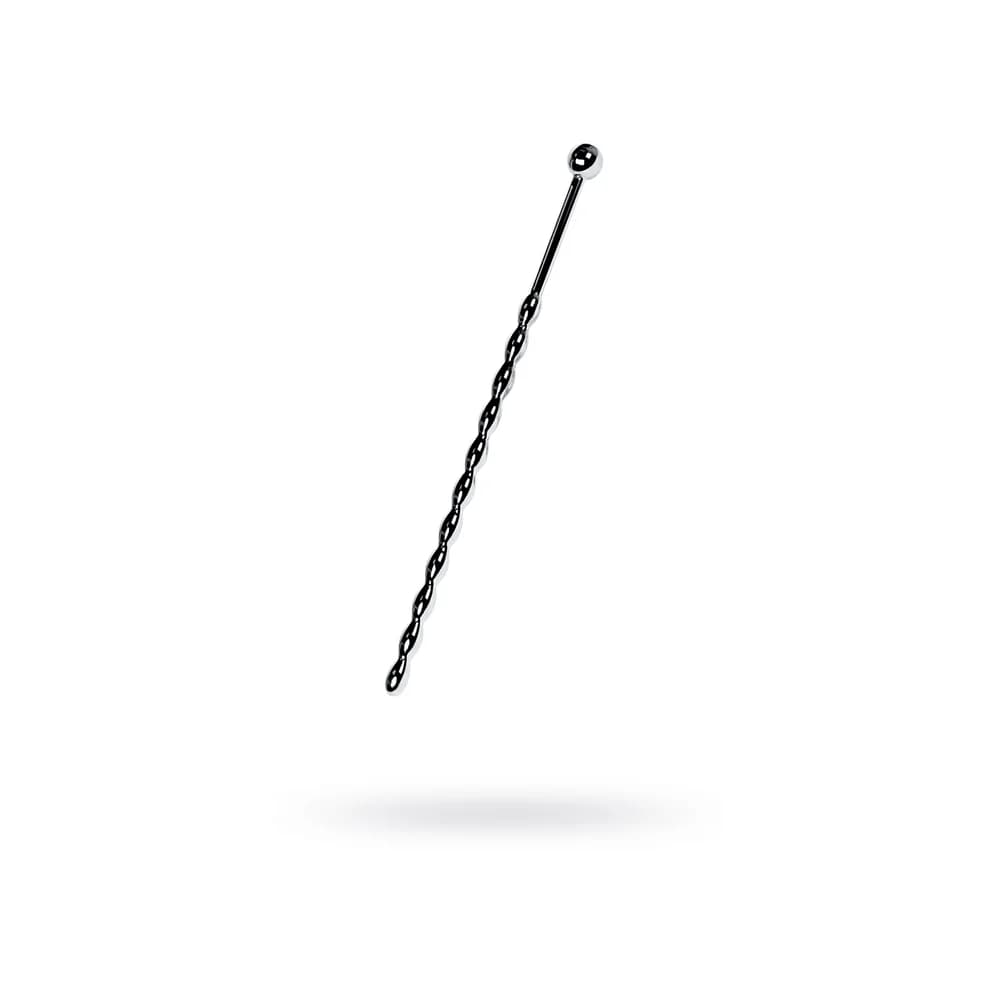 Metal by TOYFA Uzun Pigtail Gümüş Üretral Plug - Medikal Fetiş Ekipmanı
