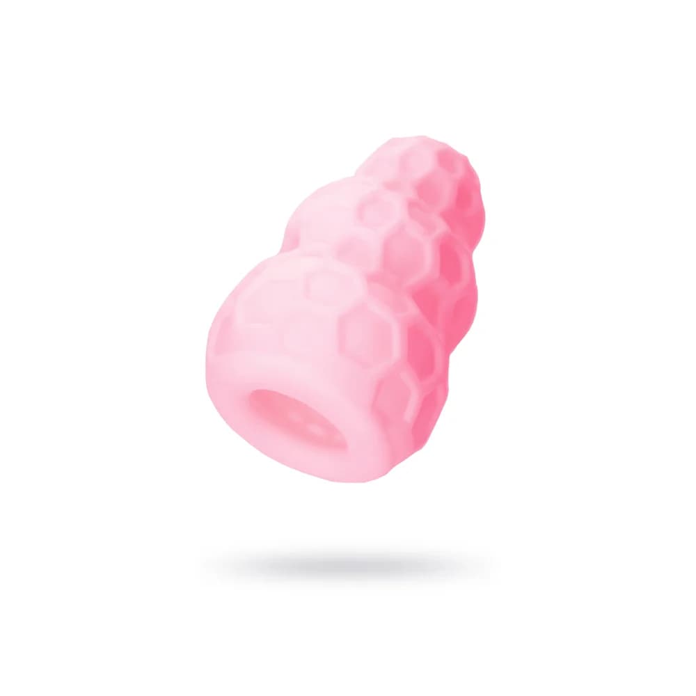 A-Toys by TOYFA Flaff Çift Taraflı Kompakt TPE Mastürbatör - Pembe 8 cm