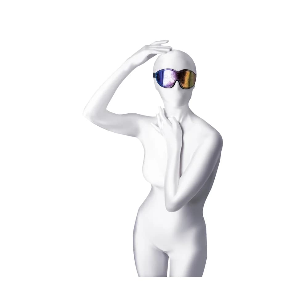 Anonymo by TOYFA Gökkuşağı Renkli PVC BDSM Göz Maskesi 27.5 cm