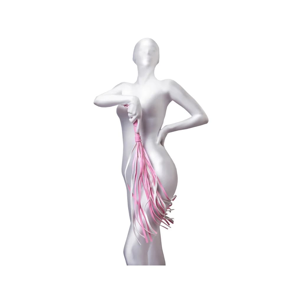 Anonymo by TOYFA Pembe PU Deri Kristal Taşlı Fantezi Kırbaç 64 cm