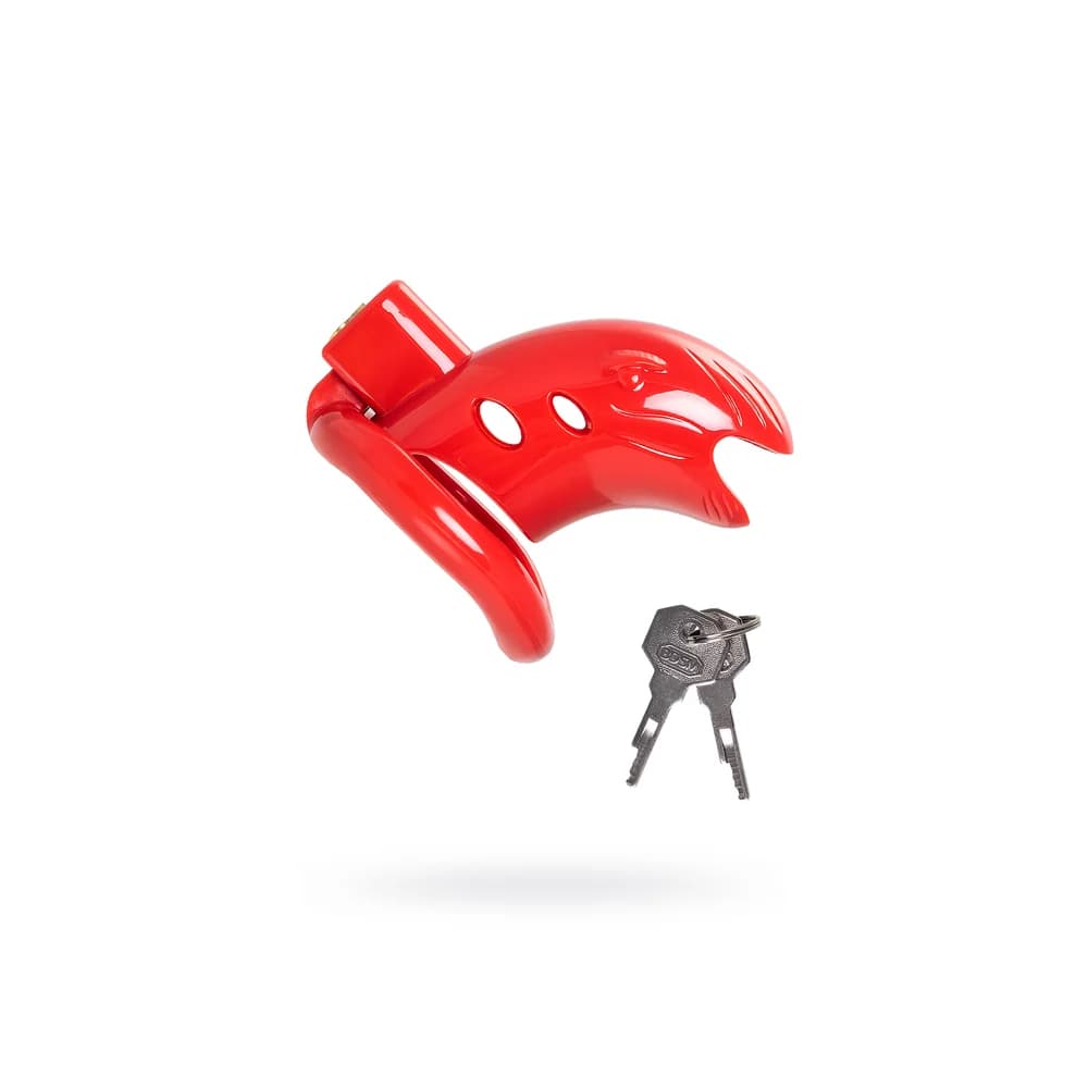 Black&Red by TOYFA Erkek Kırmızı ABS Plastik Sadakat Kemeri 10 cm