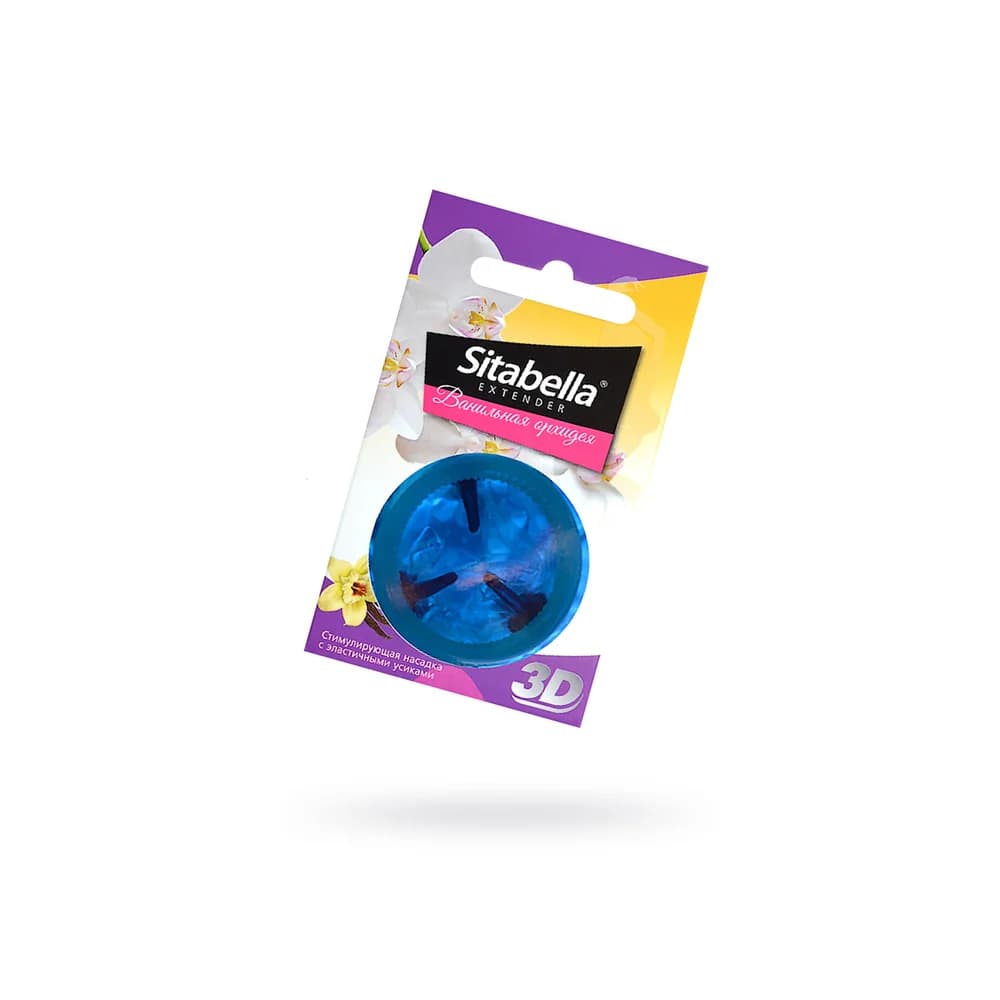 Sitabella 3D Vanilyalı Orkide Kabartmalı ve Tırtıklı Prezervatif
