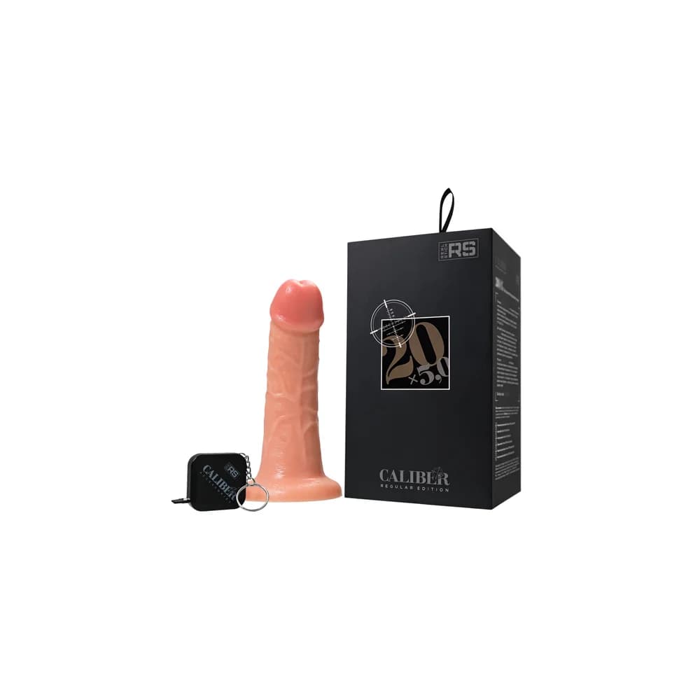 RealStick Caliber Gerçekçi Dildo - 20 cm Çap 5 cm Cilt Dostu Vantuzlu Yapay Penis