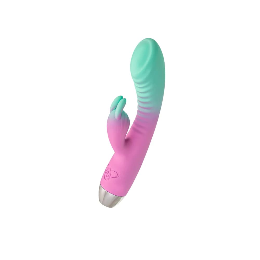 Flovetta Orchid Çift Etkili Klitoral ve G Noktası Vibratörü Nane Pembesi 21 cm